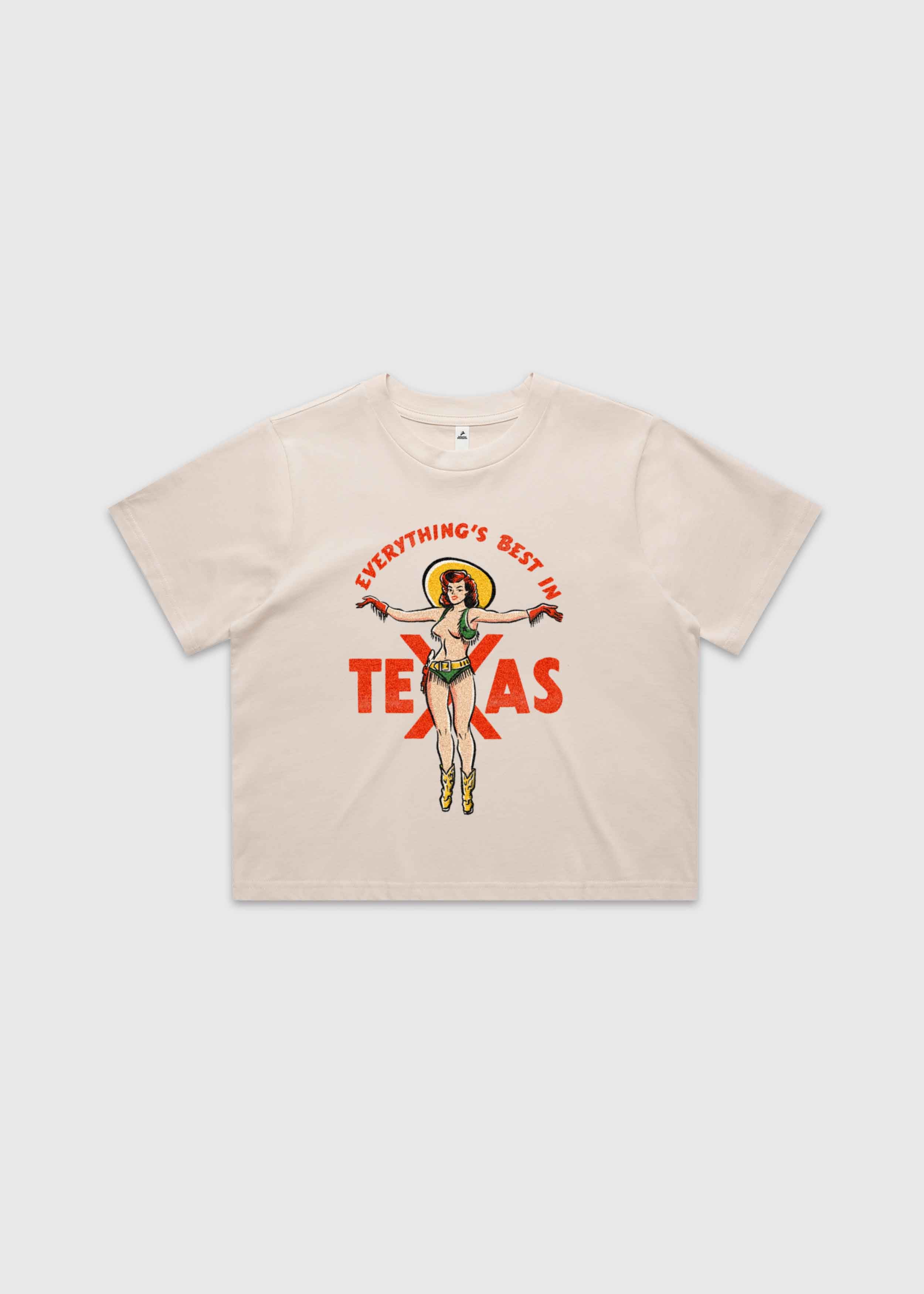Everythings Best in Texas Crop Tee Secondary image