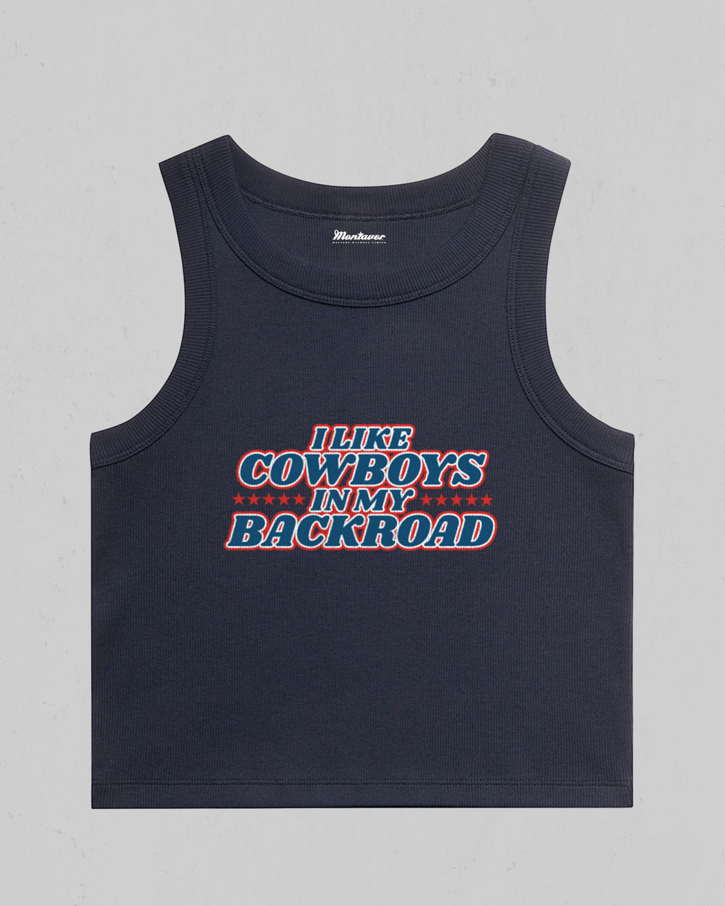 Cowboys Backroad Crop Tank