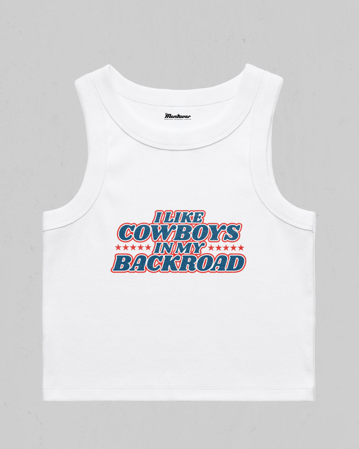 Cowboys Backroad Crop Tank