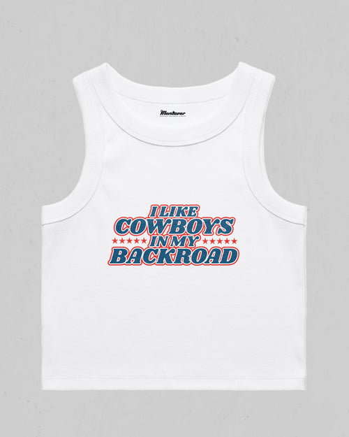 Cowboys Backroad Crop Tank