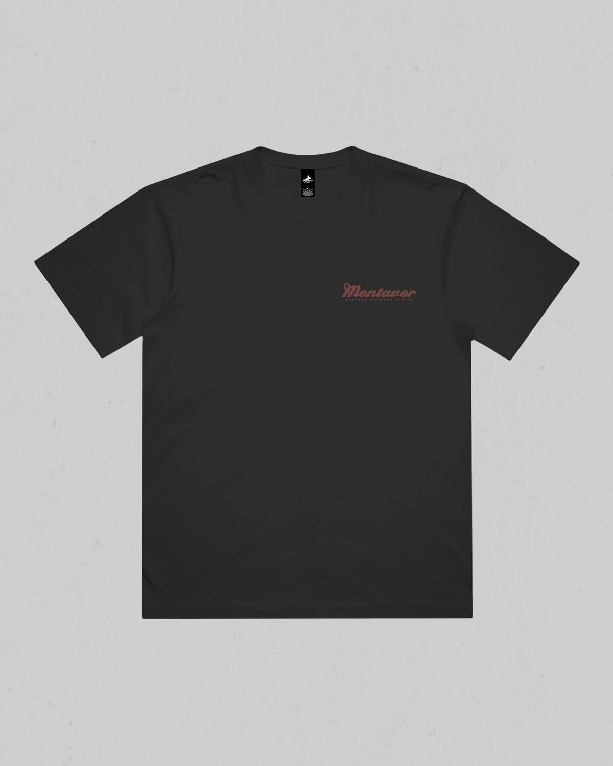 Montavor women’s Cowgirl T-shirt, front view with short sleeves, a crew neck and a small logo on the left chest.