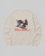 Montavor American Eagle long sleeve T-shirt, back view with bald eagle, American flag and Montavor Western Without Limits graphic.