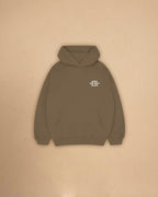 Front view of Montavor Keep The West Alive western hoodie with oversized western graphic print and relaxed fit design.