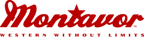 Montavor logo with red text on a white background