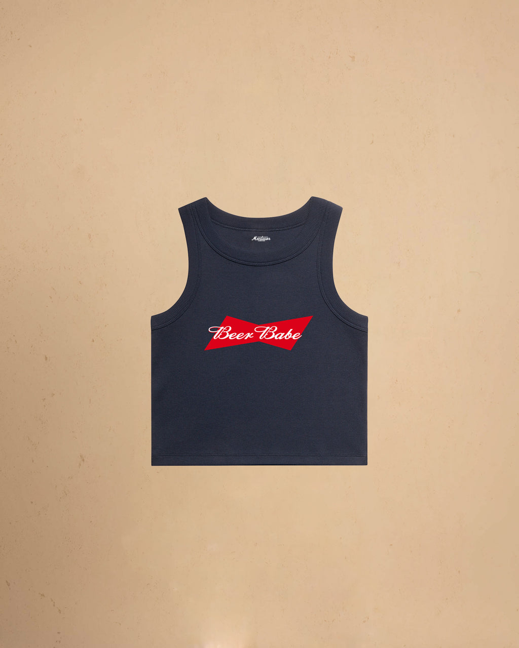 Beer Babe Organic Crop Tank Top