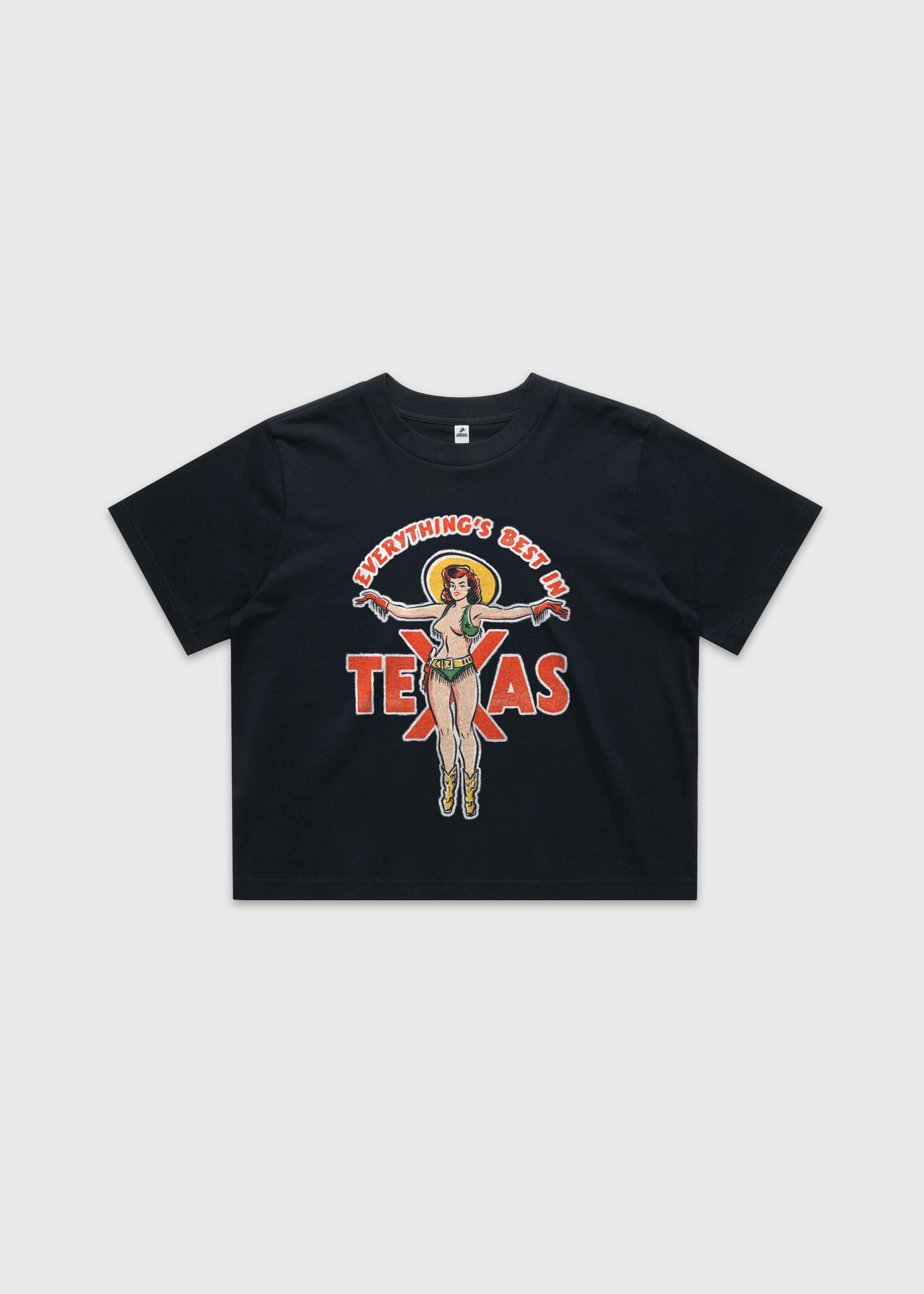 Everythings Best in Texas Crop Tee Secondary image