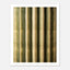 Close-up cactus wall art showing vertical ribs and spines in a minimalist desert composition.