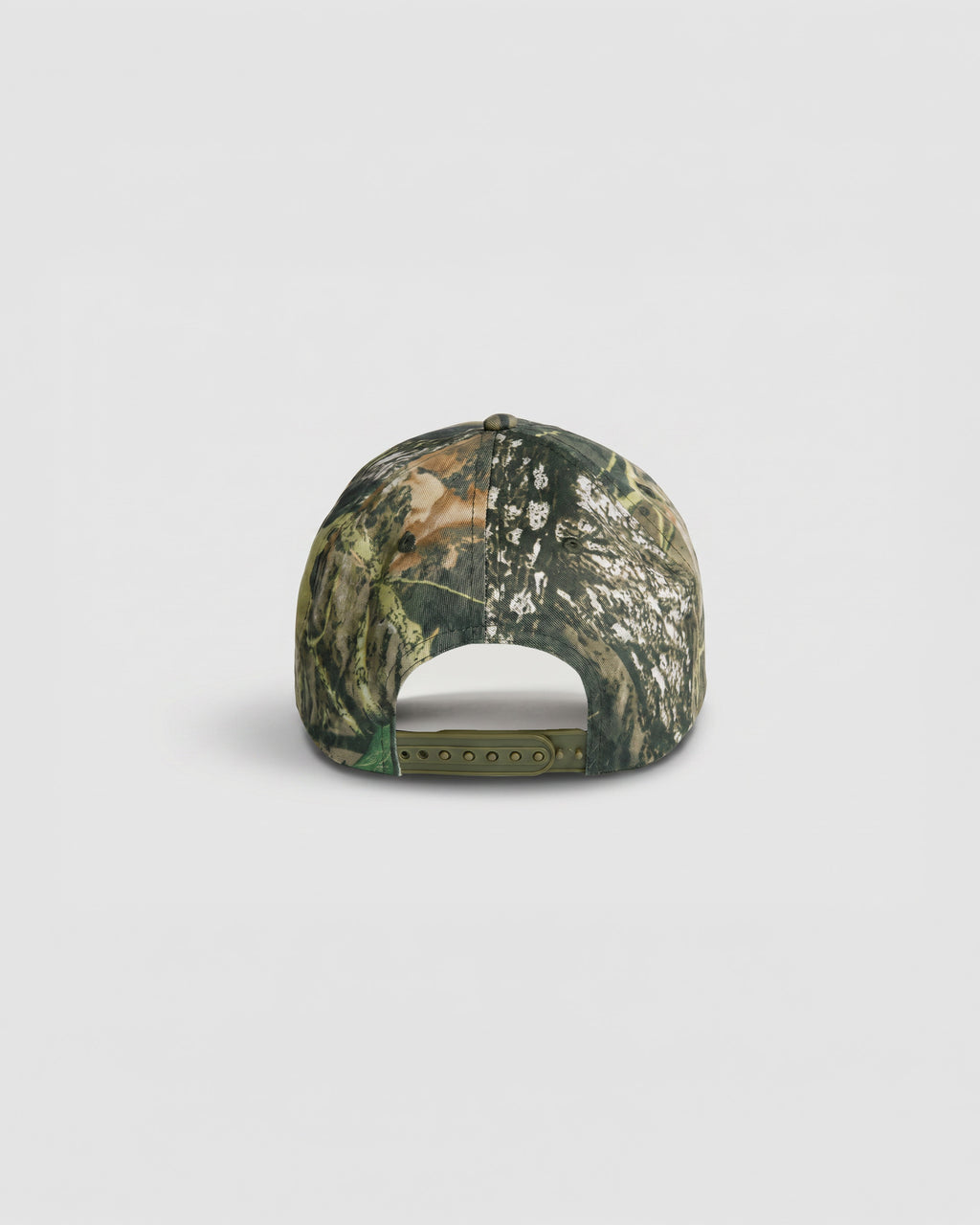 Dive Bar Darlin camo snapback cap with curved peak and bold white lettering on front panel