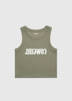 Reverse Cowgirl Crop Tank