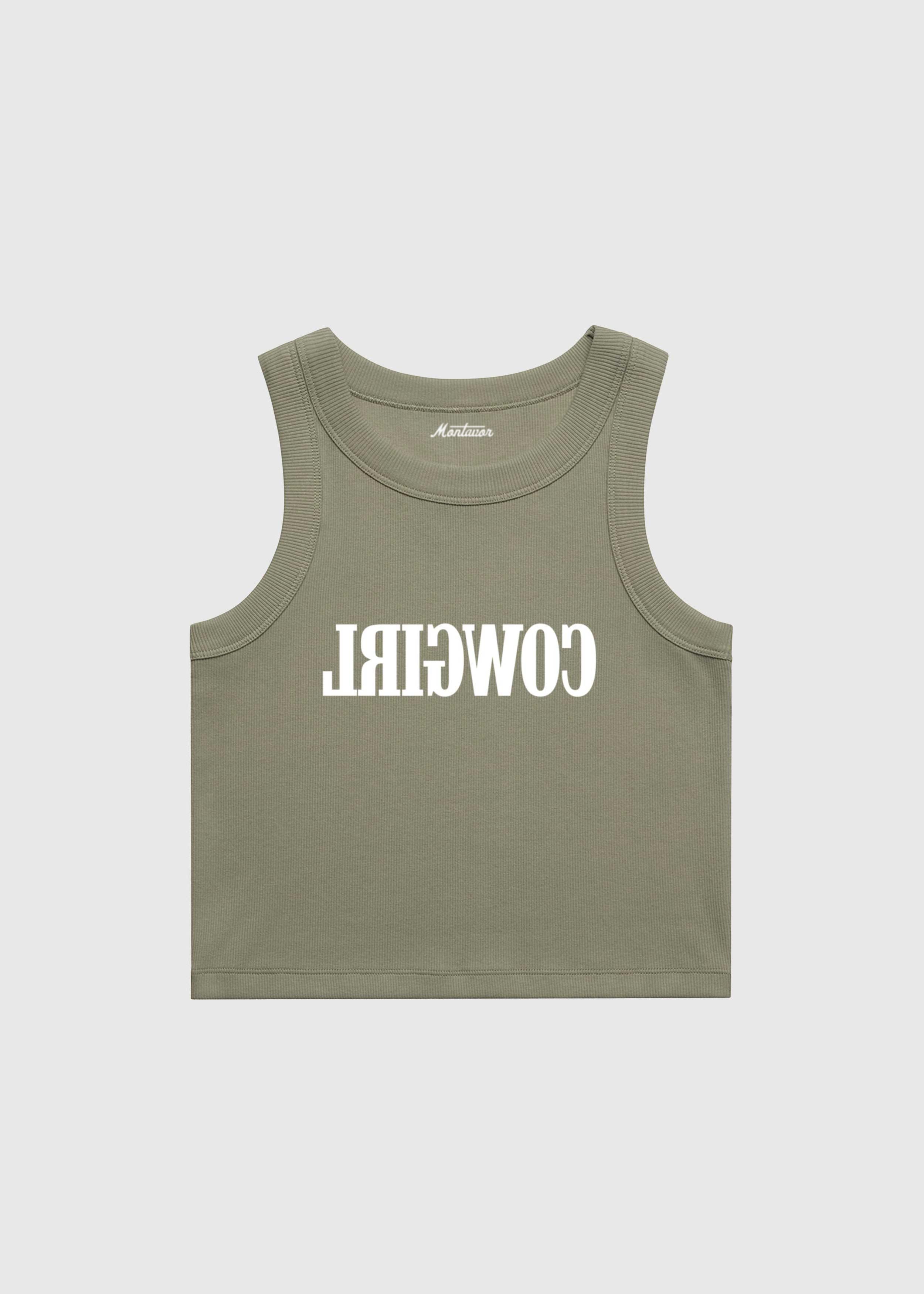 Reverse Cowgirl Crop Tank