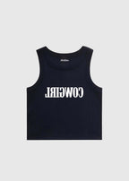 Reverse Cowgirl Crop Tank
