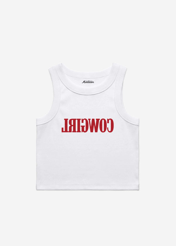 Reverse Cowgirl Crop Tank